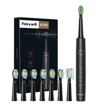 Load image into Gallery viewer, Fairywill E10 Sonic Electric Toothbrush Rechargeable USB 5 Modes 8 Heads Travel
