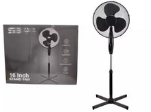 Load image into Gallery viewer, 16'' Cooling Fan Oscillating Pedestal 3 Speed Quite Floor Standing Adjustable