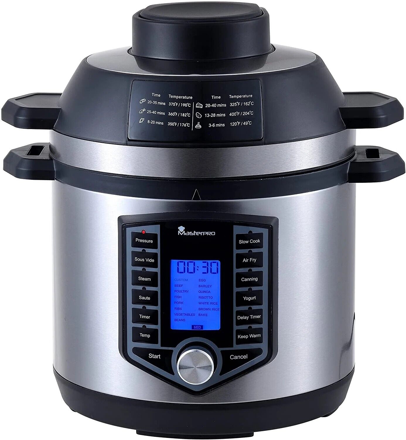electric air fryer and pressure cooker