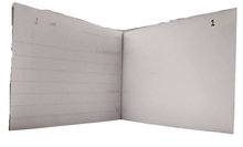 Load image into Gallery viewer, HALF SIZE RECEIPT BOOK Small Invoice Duplicate Pad 80 Pages No Carbon Required