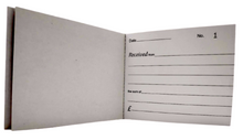 Load image into Gallery viewer, HALF SIZE RECEIPT BOOK Small Invoice Duplicate Pad 80 Pages No Carbon Required