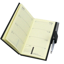 Load image into Gallery viewer, 2022 Week To View Premium Padded Slim Pocket Diary Stud Close Diary With Pen
