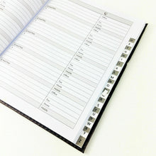 Load image into Gallery viewer, Extra Large Executive Leather Padded A-Z Index Address Book - Telephone Diary UK
