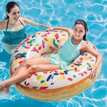 Load image into Gallery viewer, Inflatable Donut Swim Ring Tube Pool Float Lounger Swimming Party Toys 114cm

