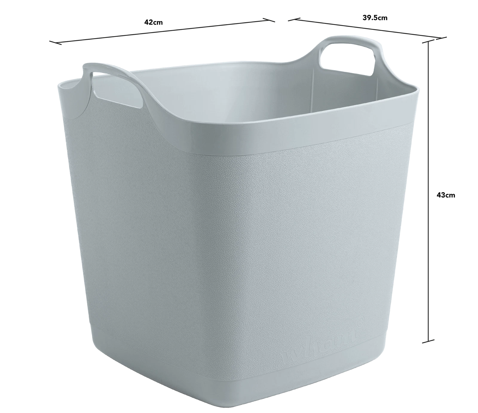 Wham Flexible Storage Tub Strong Plastic Laundry Basket Flexi Large Clothes Toys