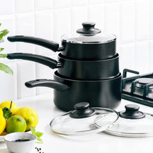 Load image into Gallery viewer, Saucepan Induction Pot Set Non Stick Cookware Dishwasher Safe 3 Piece 16/18/20cm
