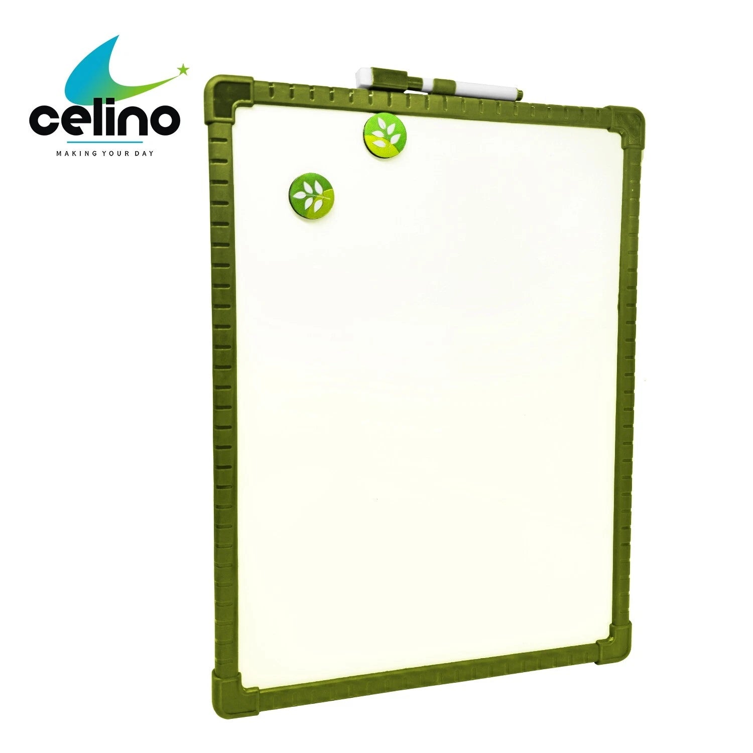 A3 Magnetic Whiteboard Dry Wipe Re-writable Pen Double Sided School/Home/Office