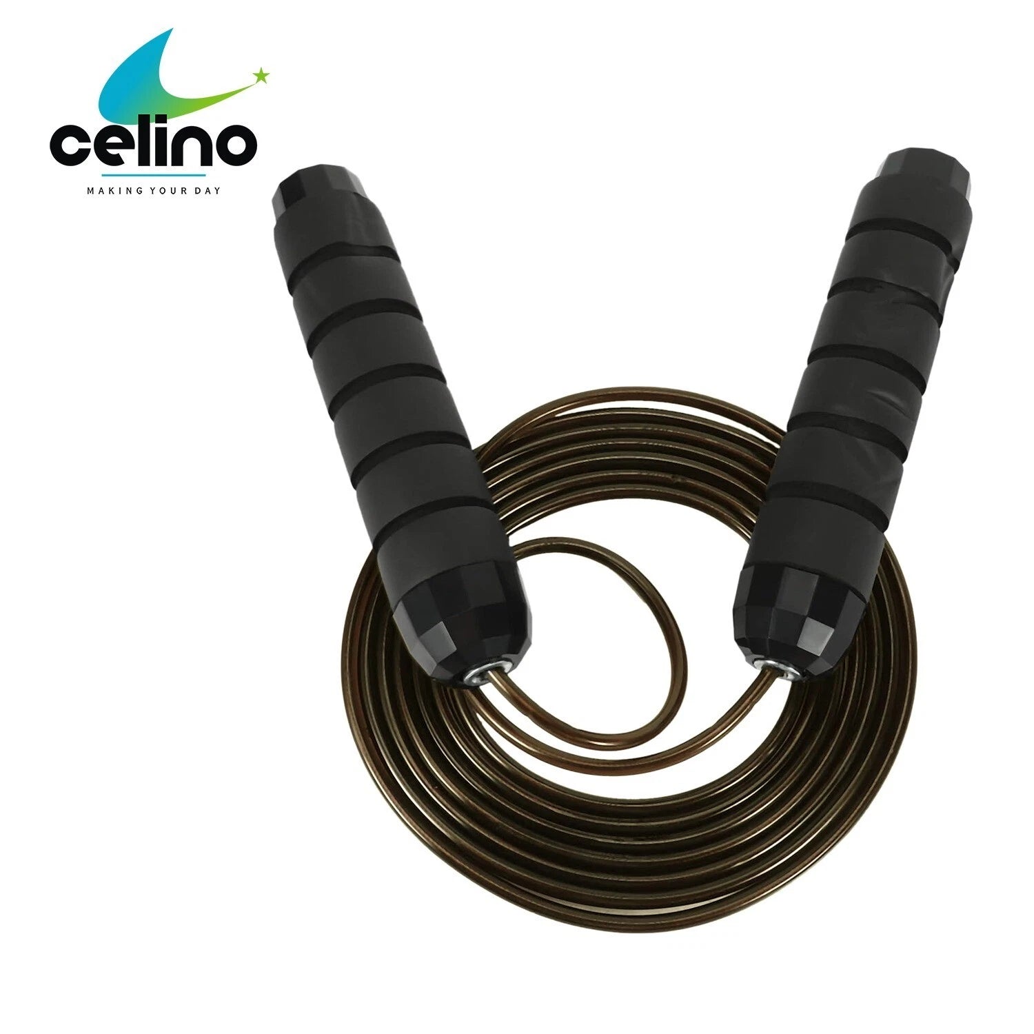 Skipping Rope Adjustable Adult Jump Rope Gym Fitness Exercise Workout Training