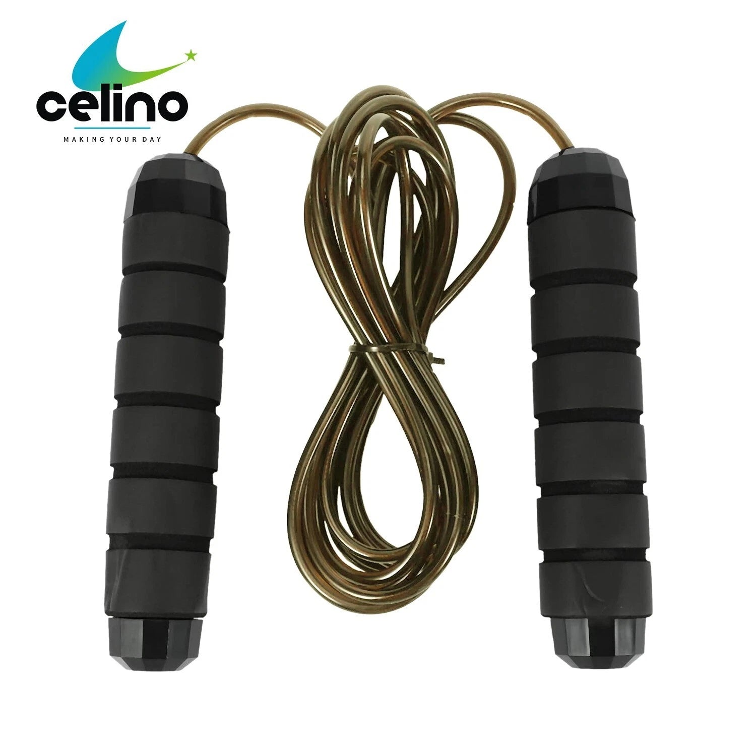 Skipping Rope Adjustable Adult Jump Rope Gym Fitness Exercise Workout Training