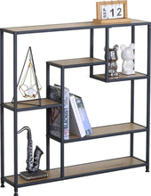 Load image into Gallery viewer, Bookcase Bookshelf 5 Tier Shelving Display Storage Unit Living Room Home Office 85x18x85 cm
