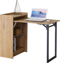 Load image into Gallery viewer, Folding Desk Foldable Computer Table Workstation Study Writing Home Office 102x59x85 cm
