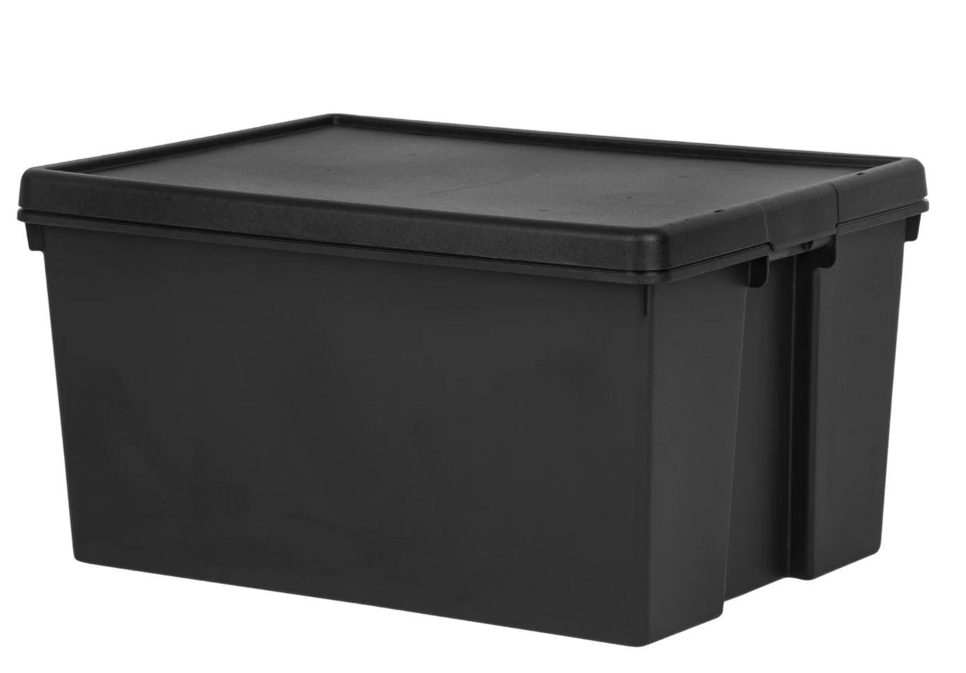 Plastic Storage Box Boxes With Lid 96L Heavy Duty Recycled Home Office Organiser