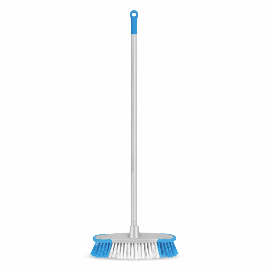 Kitchen Broom Soft Sweeping Brush Head Handle Garden Floor Sweeper Cleaning