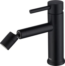 Load image into Gallery viewer, Basin Sink Mixer Tap Black Modern Bathroom 360° Rotating Taps Faucet 2 Flow Modes
