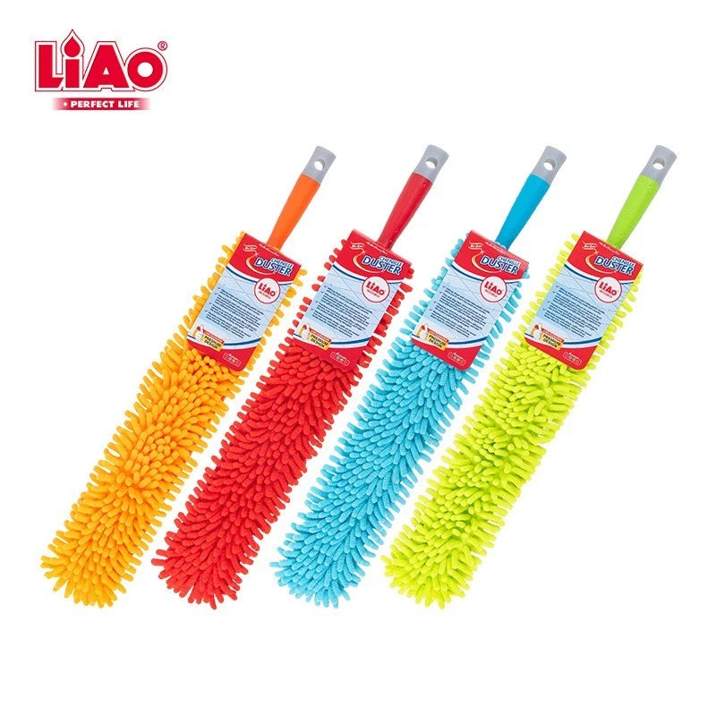 Microfibre Feather Chenille Duster Cleaning Dusting Brush Washable Car Computer