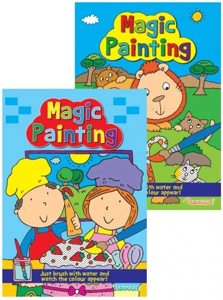 A4 Magic Painting Children’s Water Painting Book | Reusable Activity Colouring Book for Kids
