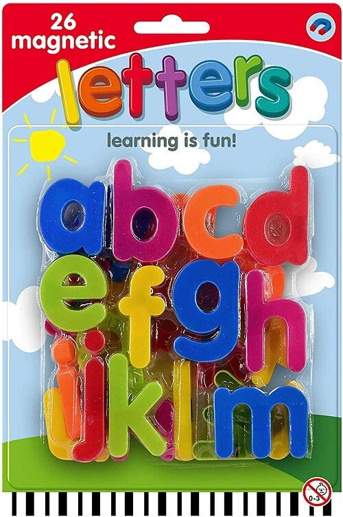 26 Pc Magnetic Letters Alphabet Set | Lowercase Fridge Magnets Educational Learning Toy for Kids