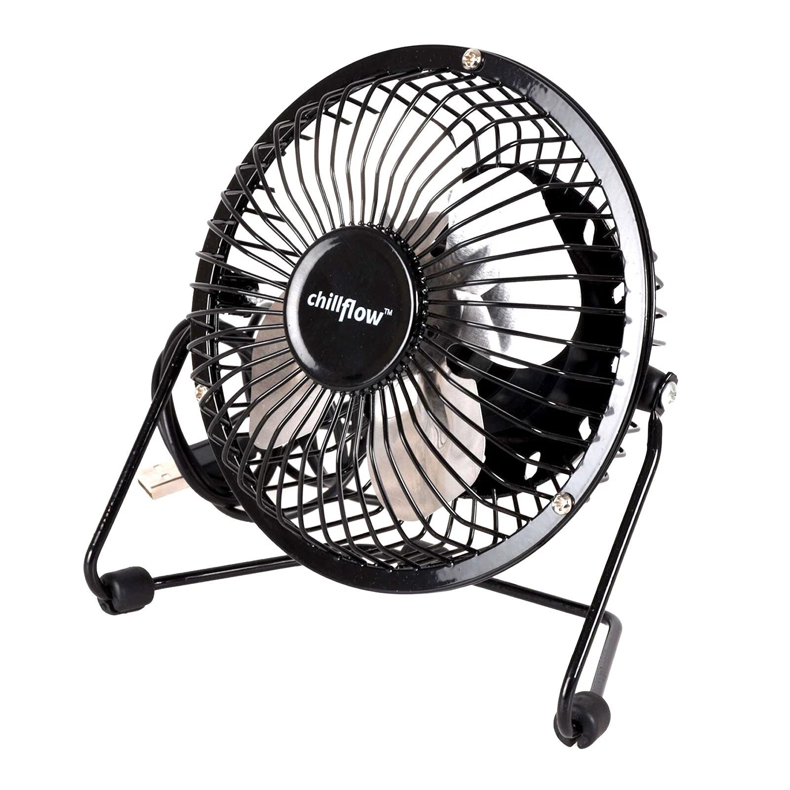 4" Mini USB Desk Fan Quiet Personal Cooler USB Powered Portable Table Fan UK