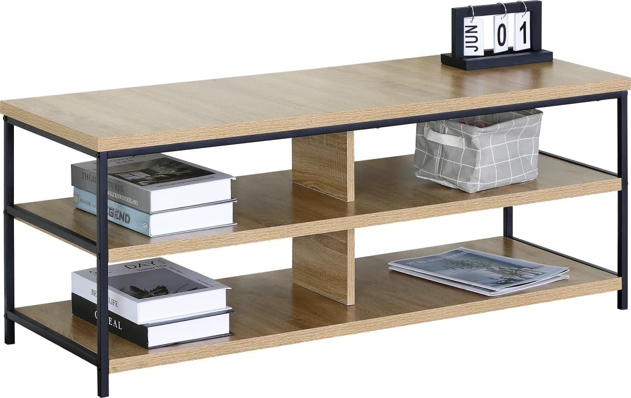Tv Stand Cabinet With Storage Shelf TV Console 110cm Living Room Bedroom 110x40x45 cm