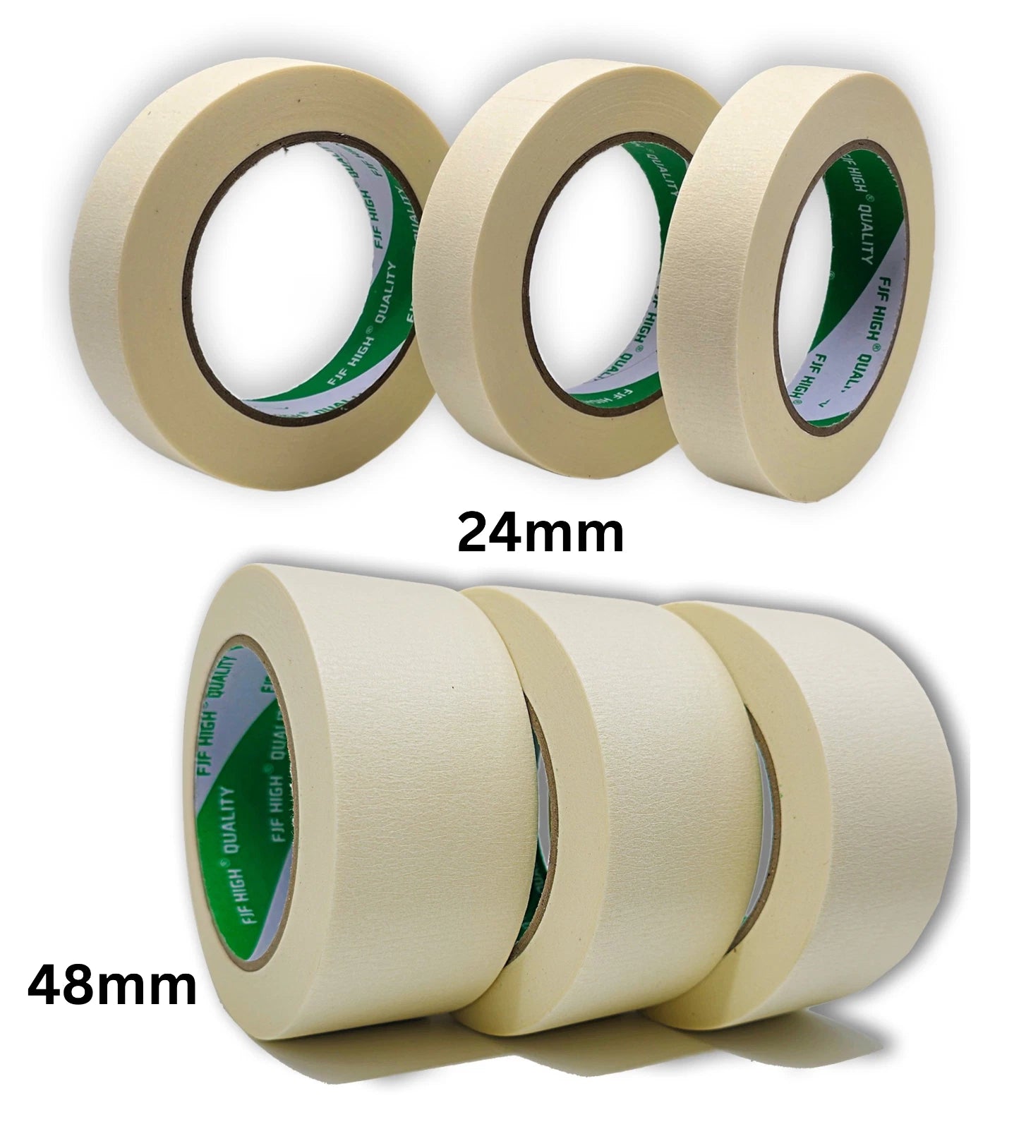 Masking Tape 24mm/48mm x 50m Strong Painters Decorators DIY Craft Adhesive