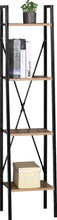 Load image into Gallery viewer, Bookshelf 4 Tier Storage Rack Plant Steel Frame Living Room Office Study Hallway 34x32x148 cm
