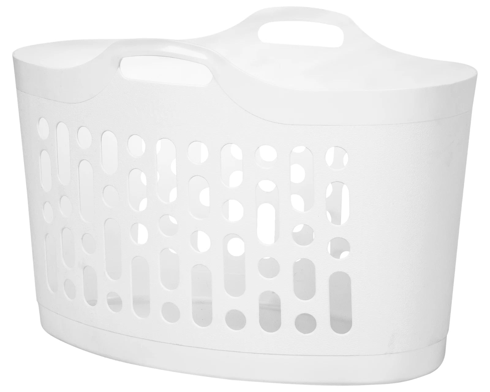 50L Plastic Laundry Basket – Flexible Utility Storage Hamper for Washing Clothes, Home Organisation & Bathroom Use