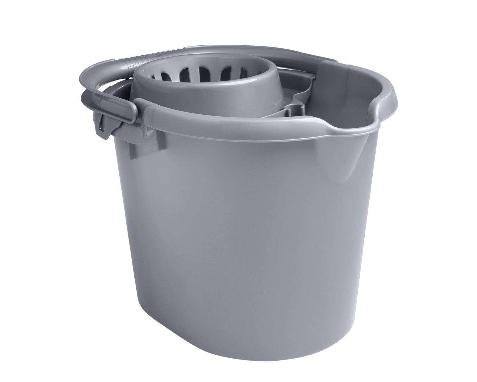16L Mop Bucket Wringer Industrial Mopping Floor Cleaning Plastic Commercial Home