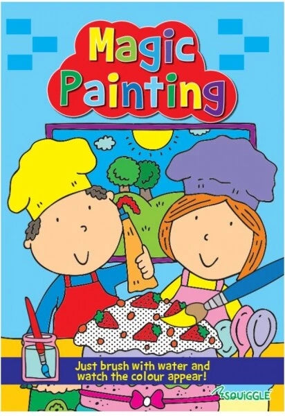 A4 Magic Painting Children’s Water Painting Book | Reusable Activity Colouring Book for Kids