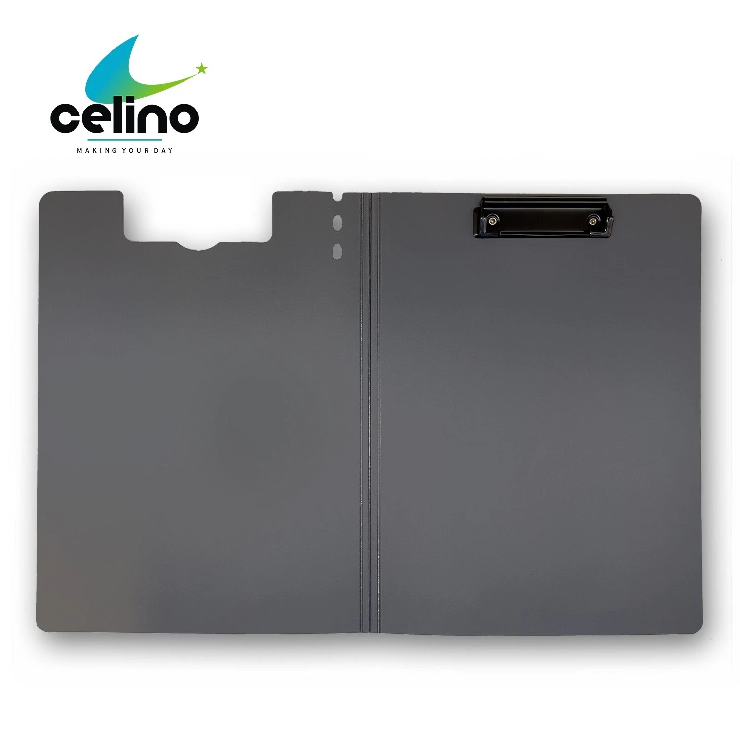 A4 Clipboard Fold Over Plastic School Office Writing Pad Document File Storage