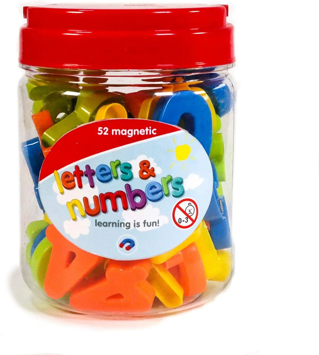 52pc Magnetic Letters Alphabet & Numbers Fridge Magnets Toys Kids Learning Gift