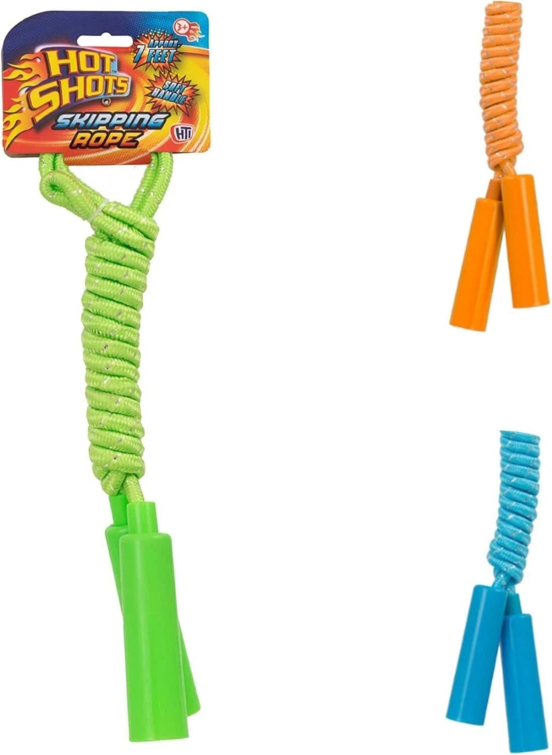 Pack of 3 Skipping Rope 7ft Kids Children Fitness Toy Exercise Sports Training