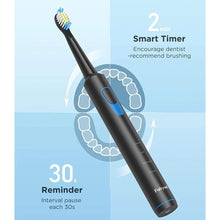 Load image into Gallery viewer, Fairywill E6 Sonic Electric Toothbrush Rechargeable 3 Modes 6 Brush Heads Travel
