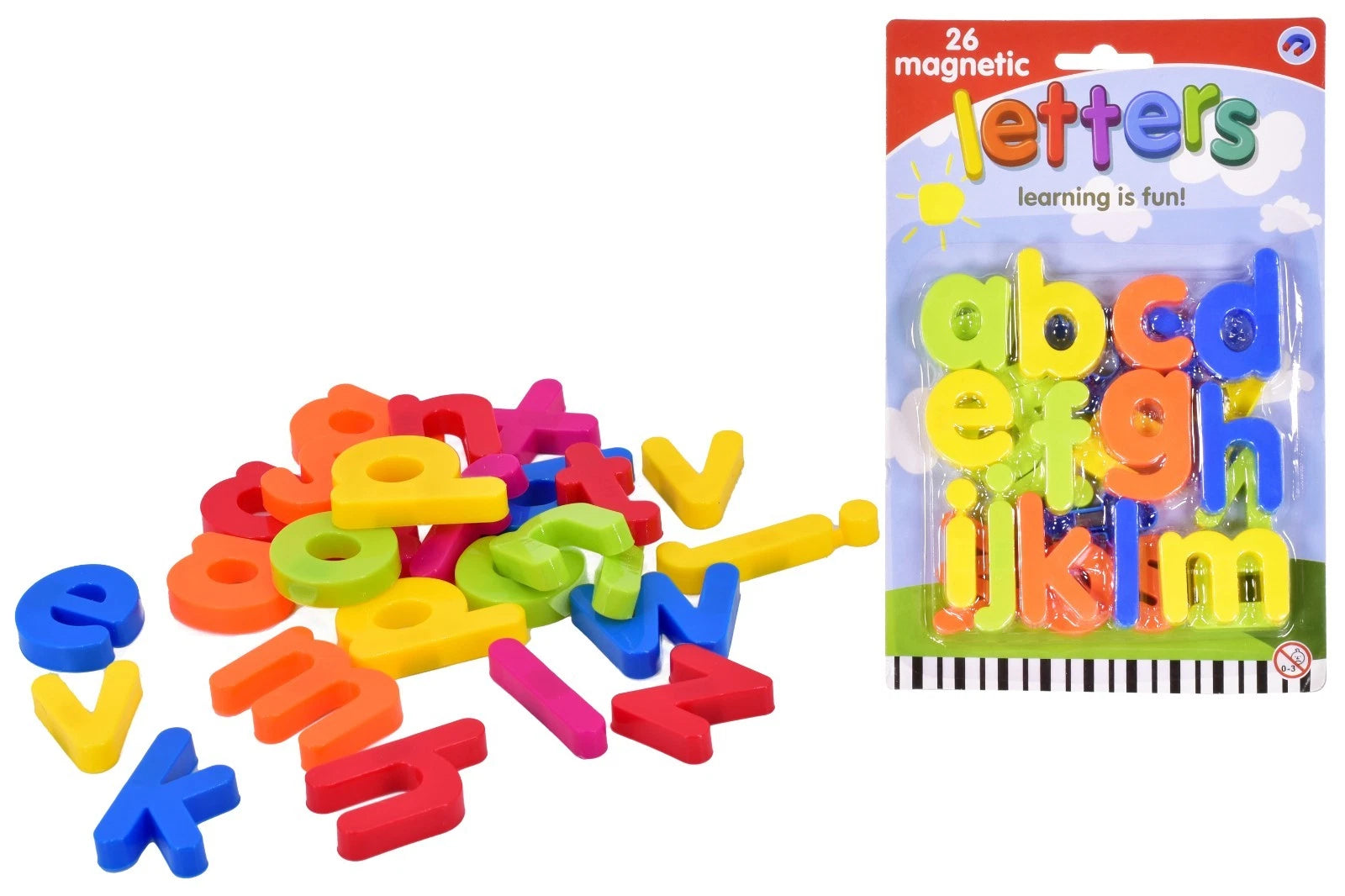 26 Pc Magnetic Letters Alphabet Set | Lowercase Fridge Magnets Educational Learning Toy for Kids
