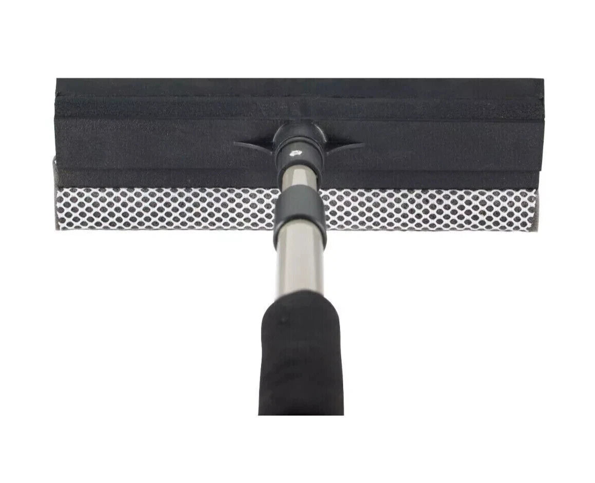 Telescopic Window Cleaning Equipment Extendable Squeegee with Sponge 60-90cm