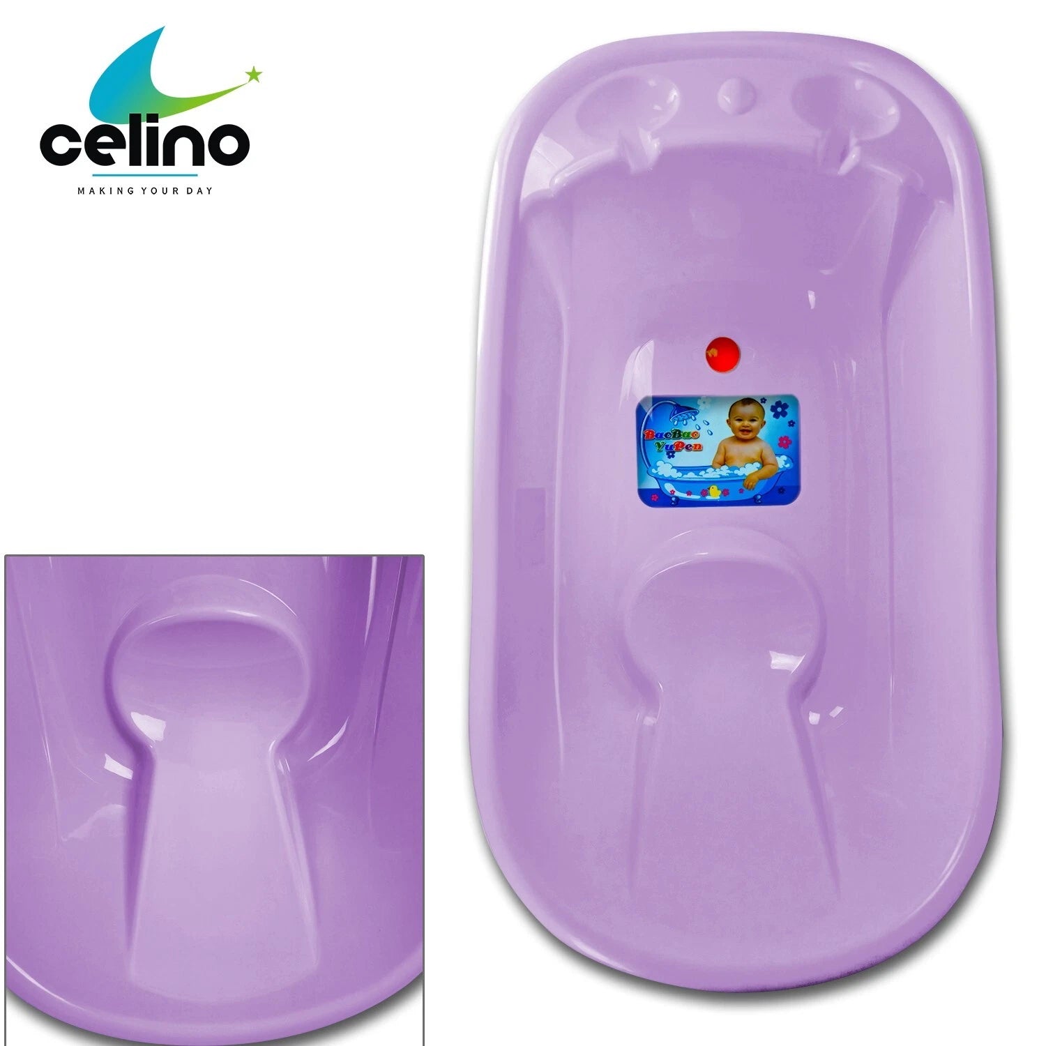 Large Plastic Newborn Baby Bath Tub Bathing Shower Toddler Bathtub Infant PURPLE