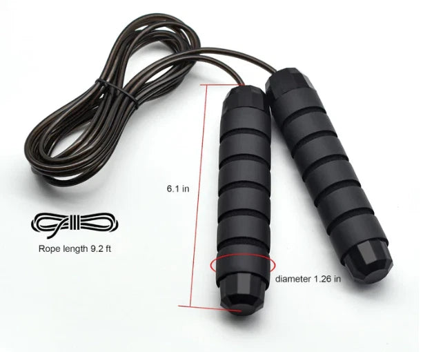 Skipping Rope Adjustable Adult Jump Rope Gym Fitness Exercise Workout Training