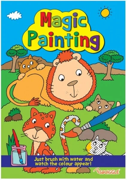 A4 Magic Painting Children’s Water Painting Book | Reusable Activity Colouring Book for Kids