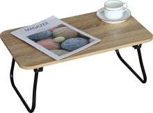 Load image into Gallery viewer, Foldable Laptop Bed Table Dinner Lap Tray Portable Breakfast Work Desk Stand 52.5x30x21.5 cm
