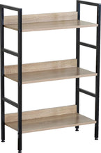 Load image into Gallery viewer, 3 Tier Ladder Shelf Bookcase Living Room Display Shelving Unit Storage Rack 60×27.6×93 cm

