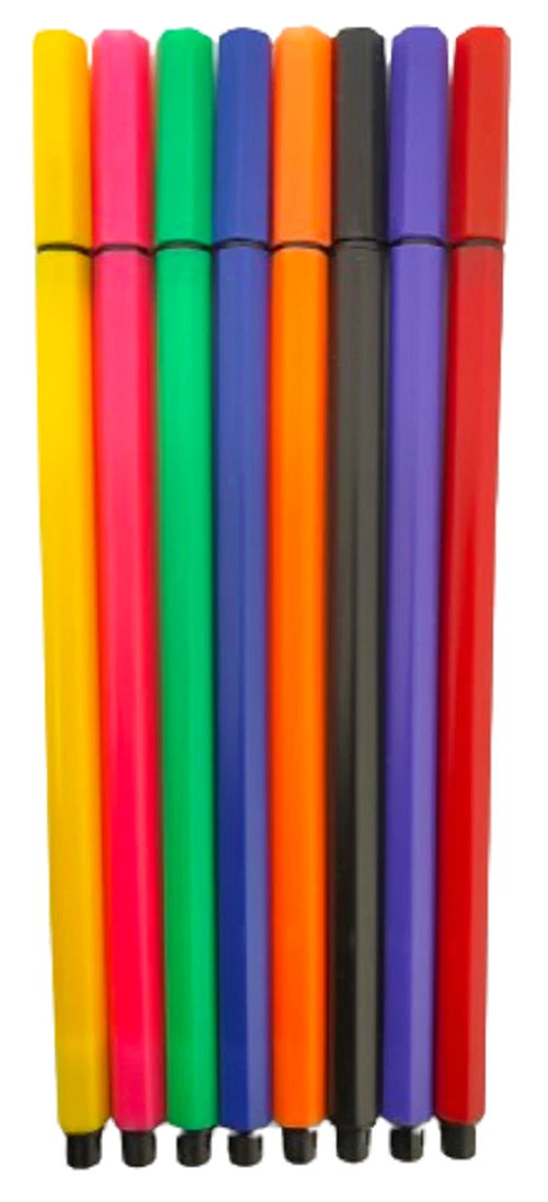 8 Fine Liner Pens Colour Set – Assorted Colouring Pens for Drawing, Sketching, Art & Creative Illustration