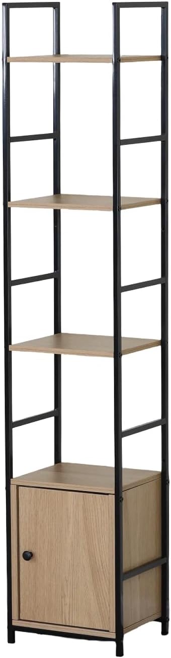 4 Tier Ladder Shelf Bookcase – Display Storage Shelving Unit for Living Room, Bedroom & Home Office