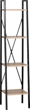 Load image into Gallery viewer, Bookshelf 4 Tier Storage Rack Plant Steel Frame Living Room Office Study Hallway 34x32x148 cm
