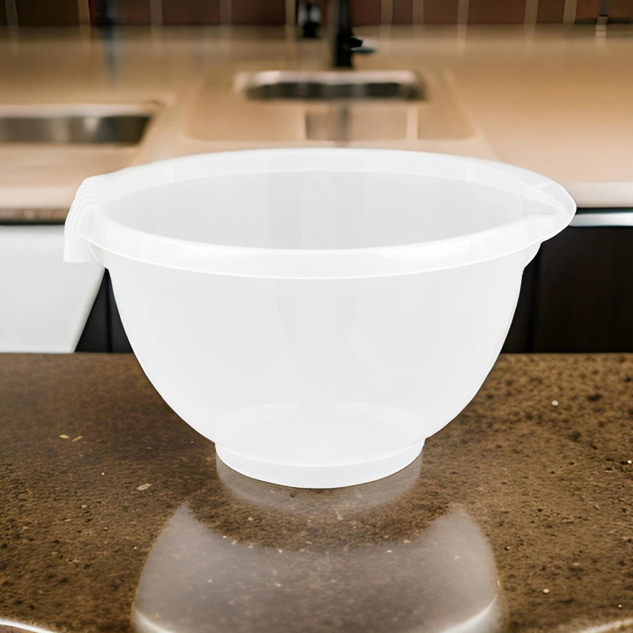 7L Plastic Cuisine Mixing Bowl Measuring Baking Salad Serving Cooking Kitchen UK