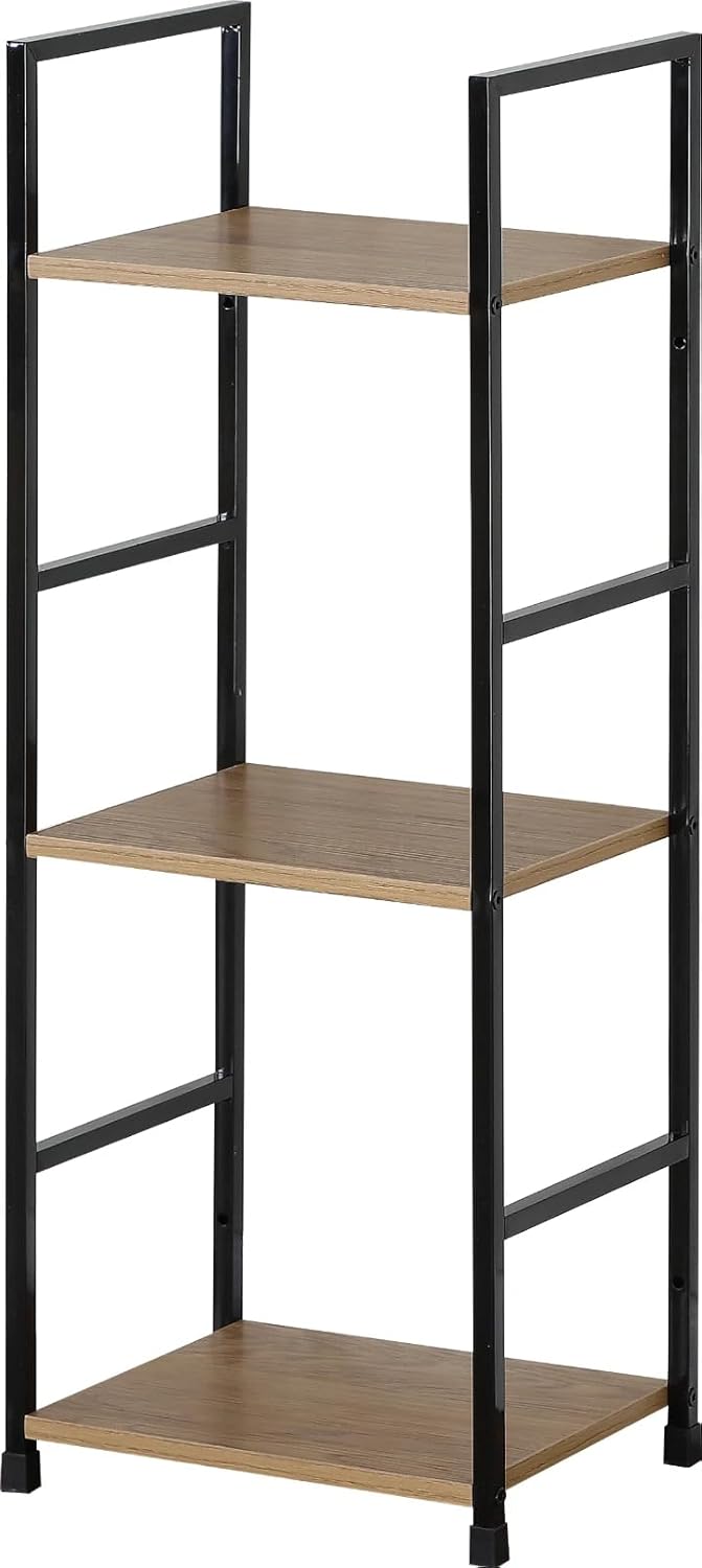 3 Tier Ladder Shelf Bookcase Living Room Display Stand Shelving Unit Plant Rack 29x23.5x80 cm