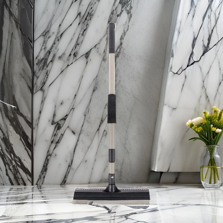 Telescopic Window Cleaning Equipment Extendable Squeegee with Sponge 60-90cm