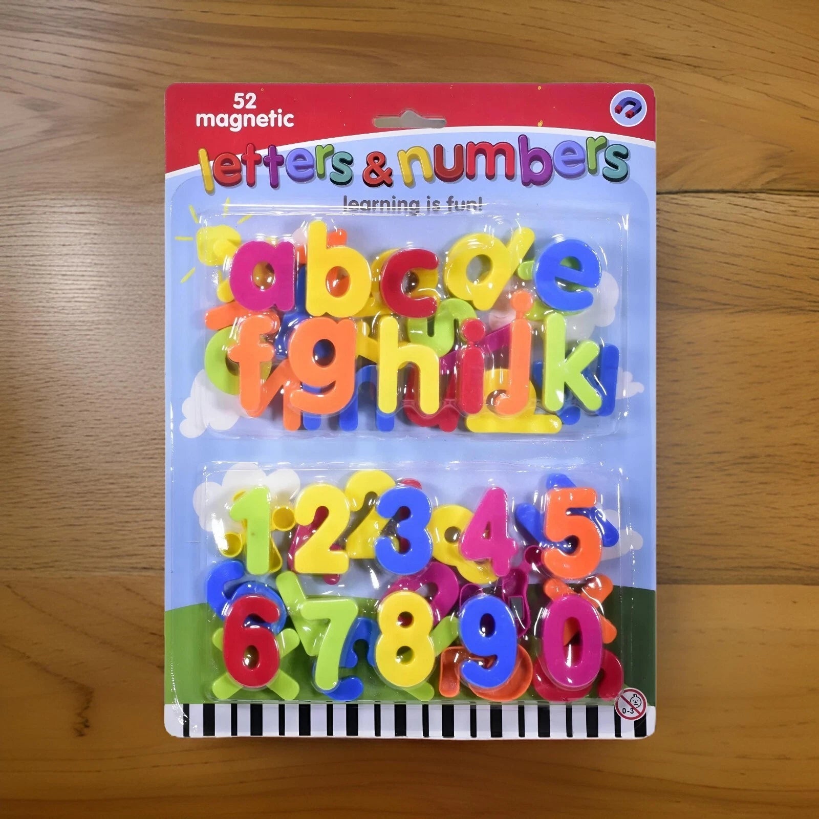 52 Piece Large Magnetic Letters & Numbers Set – Alphabet Fridge Magnets for Kids Learning & Educational Toys