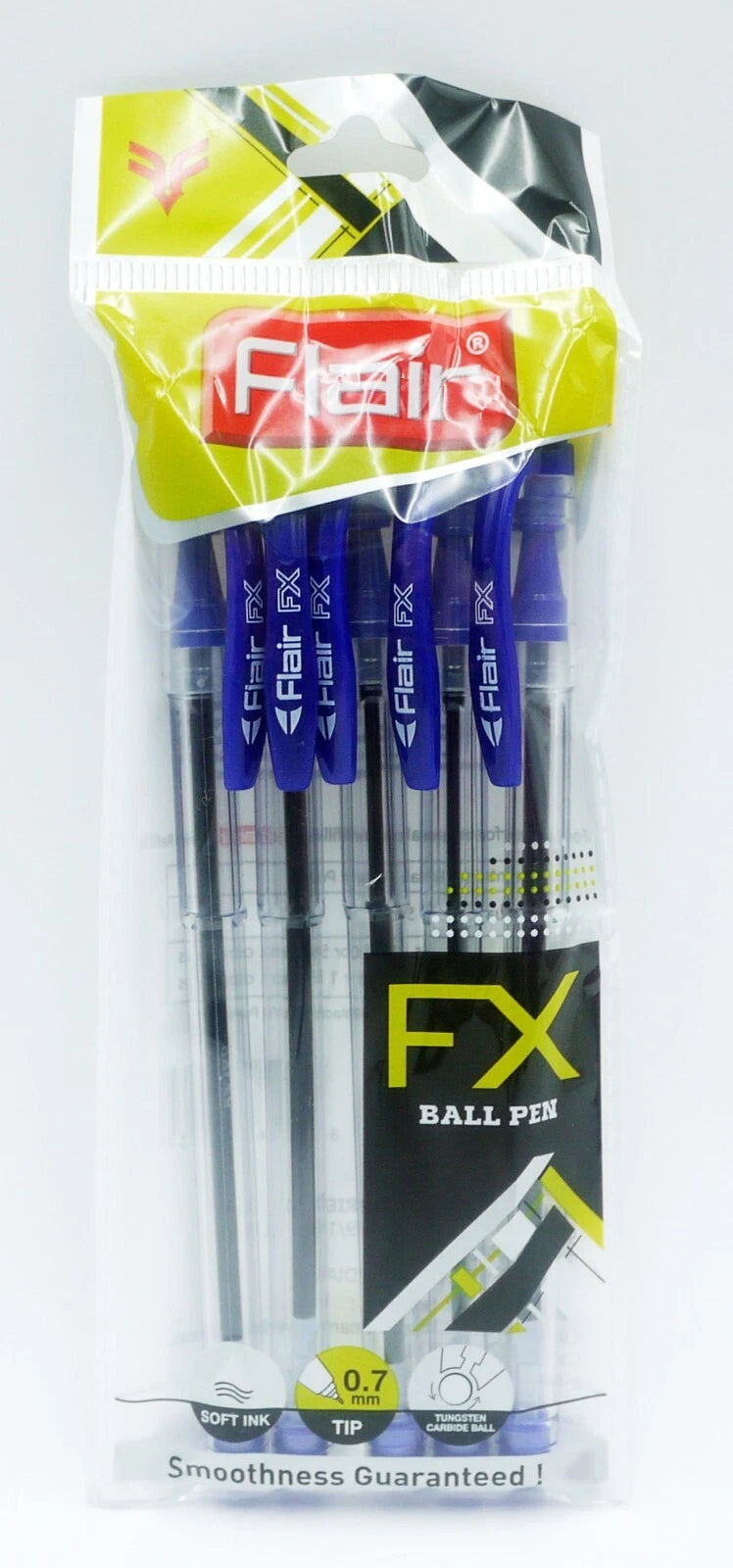 Flair Ballpoint Pens Blue Smooth Writing 0.7mm Office School Biro Pen Stationery