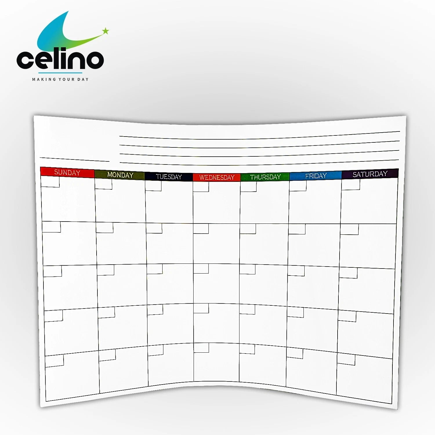 CALENDER Fridge Board Magnetic Notice Memo Weekly Planner Dry Wipe Whiteboard