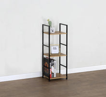 Load image into Gallery viewer, 3 Tier Ladder Shelf Bookcase Living Room Display Stand Shelving Unit Plant Rack 29x23.5x80 cm
