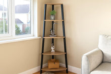 Load image into Gallery viewer, Bookshelf 5 Tier Storage Rack Plant Steel Frame Living Room Office Study Hallway 54x38x160 cm
